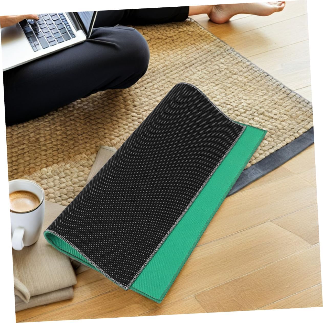 2Pcs Mahjong Mat Thick Noise Reduction Nonskid Square Table Cover for Poker Card and Board Games Mat for Enhanced Gameplay and Stability Square Tables