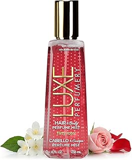 Luxe Perfumery Flirty Rose Hair & Body Perfume Mist, 236 mL