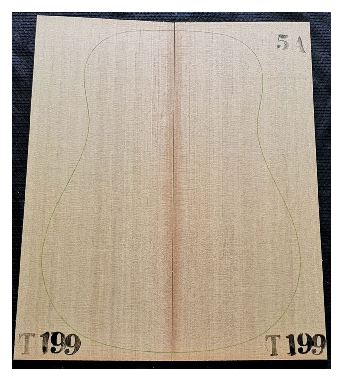 FLFL Pannello per Chitarra Antigelo Abete Rosso Abete Rosso in Legno di Lana Kit Chitarra incompiuto (Color : 12)