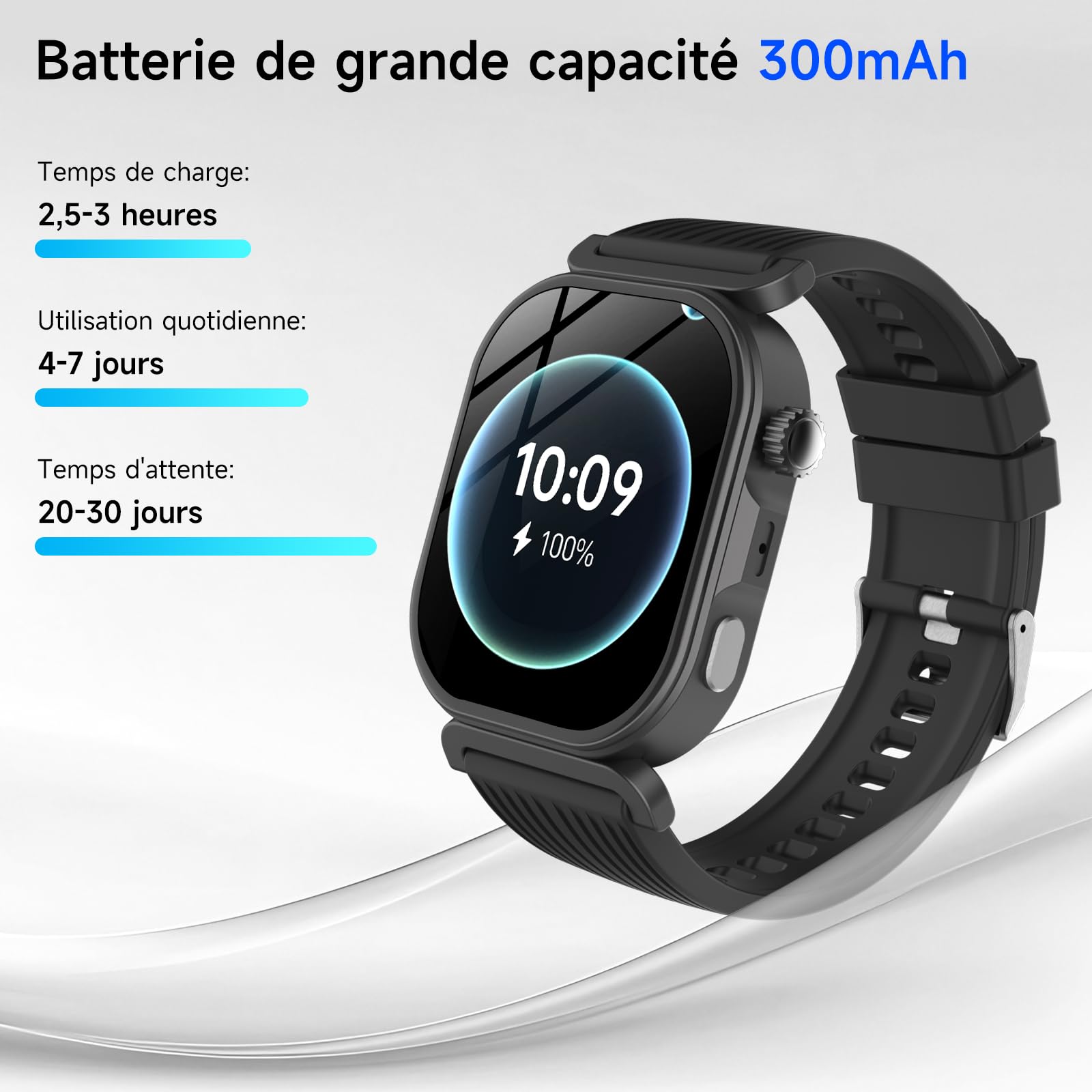 YUPENG 2026 Nouv’ Montre Connectée avec ECG/HRV/Acide urique/IMC, 1.88" Smartwatch avec Appel Bluetooth, 24/7 Fréquence Cardiaque/Sommeil/SpO2/Apnée/Appel d'urgence/SOS pour Android iOS