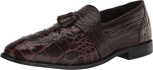 Stacy Adams Men's Santana II Tassel Loafer,Cognac,7M