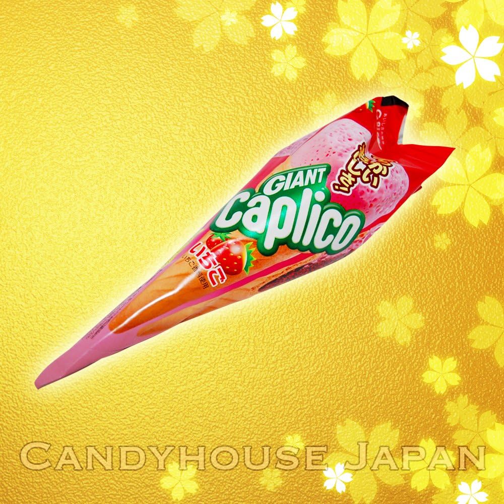Japan Glico CAPLICO Ichigo Strawberry Japanese snack