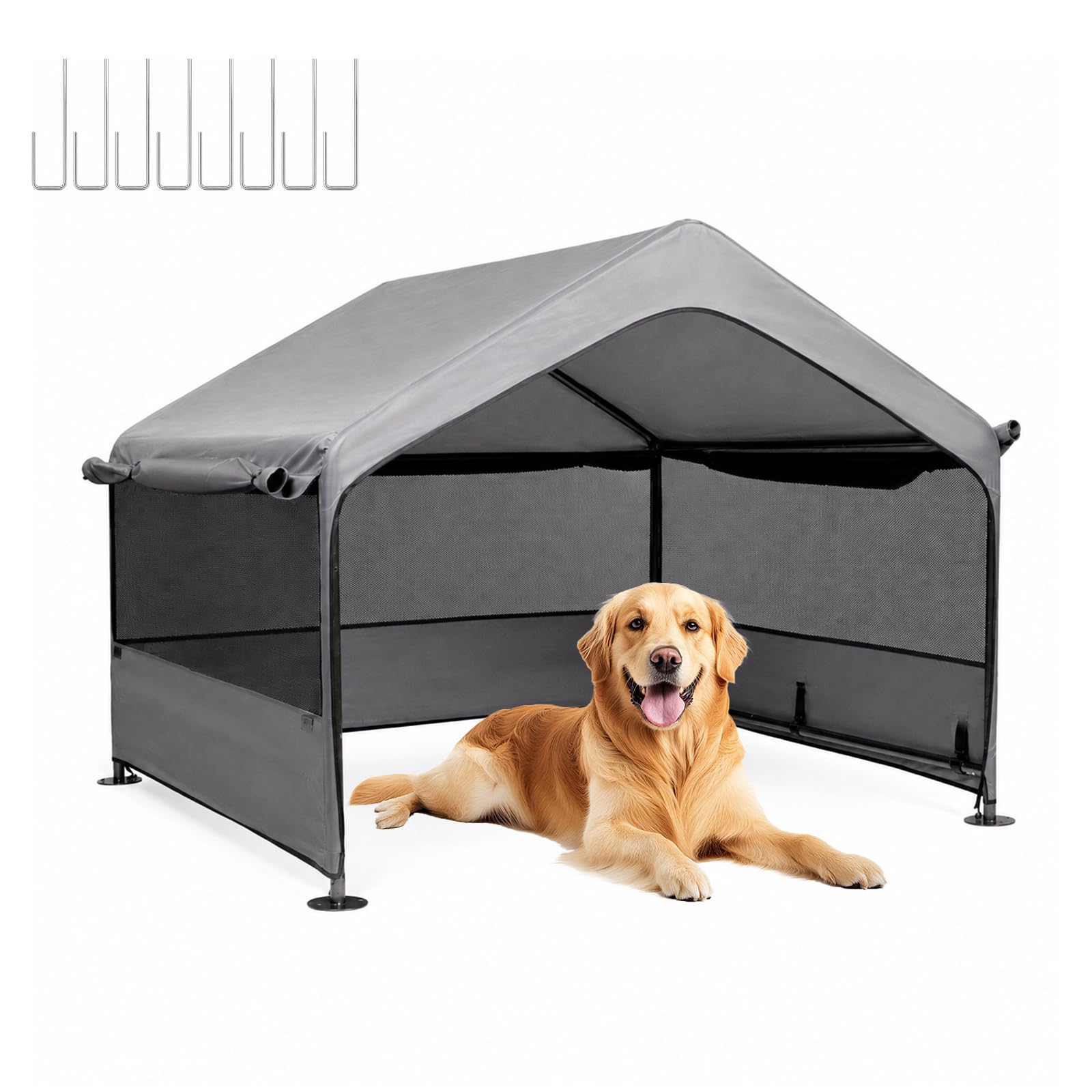 Outdoor Pet House,Portable,Foldable,Weatherproof,For Dog & Cat,39*48*48in