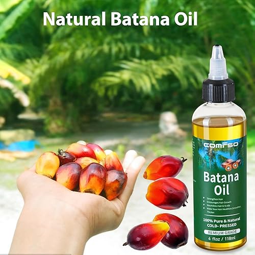 Miniatura 3 de comfso Aceite de batana para el crecimiento del cabello Dr. Sebi Organic, Día del Padre, 100% puro y natural crudo Batana Tratamiento de aceite