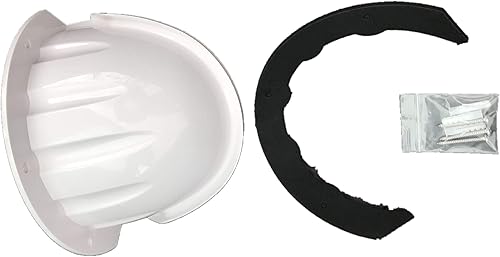 Miniatura 5 de Universal Sun Rain Shade Cámara Cubierta Escudo para NestAnilloArloDomeBullet Cámara Exterior - Blanco