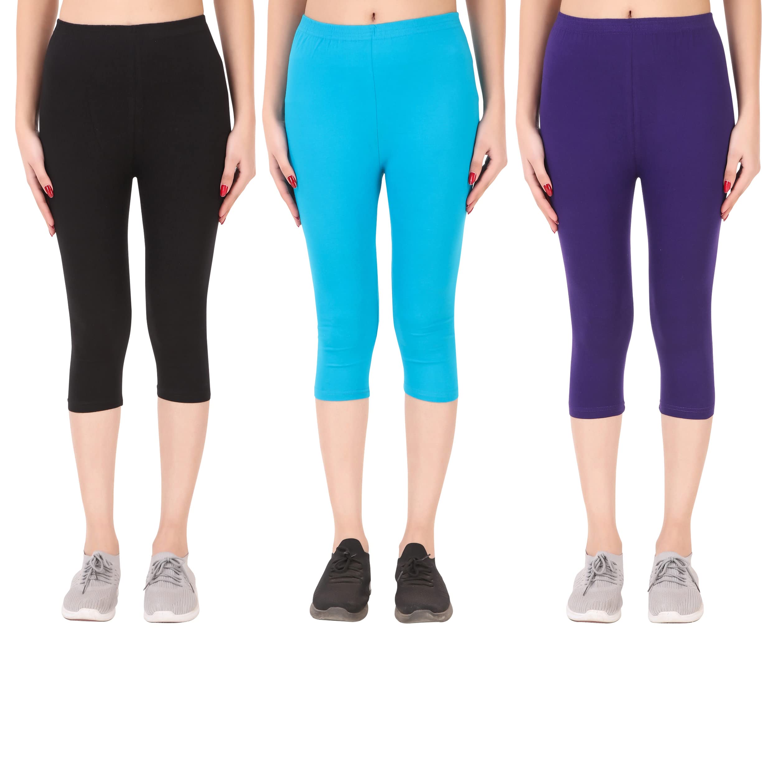 irana Women Cotton Lycra 3/4th Capri-picture-15
