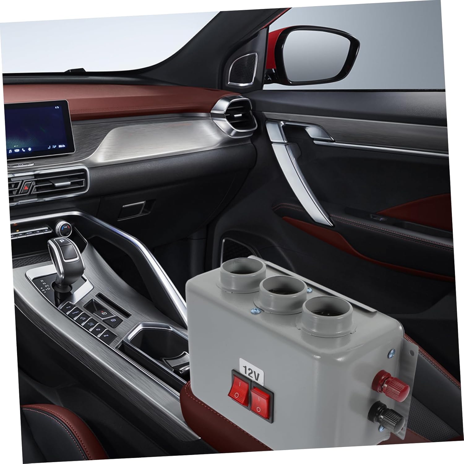 CHILDWEET 12v Car Windshield Defogger Auto Heater Fan 800w Car Heater Electric Demister Portable Car Heater for Foggy Windows