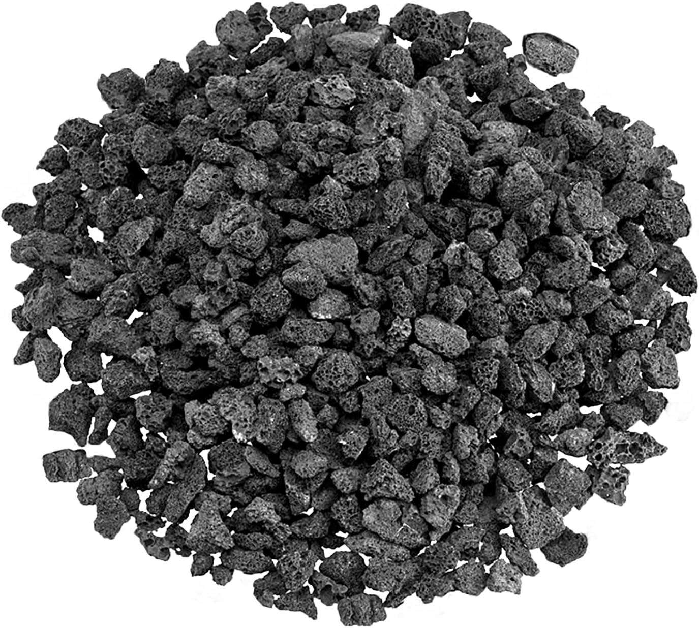 Skyflame 3/8" - 3/4" Natural Stones Lava Rock Granules for Gas Fire Pit | Fireplace | BBQ Grill | Garden Landscaping Decoration | Cultivation of Potted Plants | Indoor Outdoor Use, 10-lb Bag