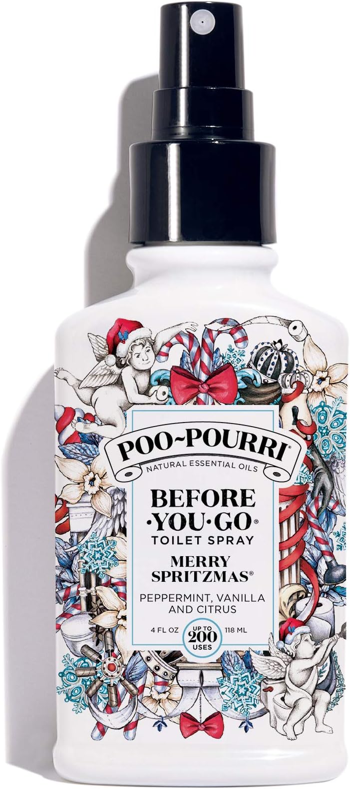 Poo-Pourri Before-You-go Toilet Spray, Merry Spritzmas Scent, 4 Fl Oz