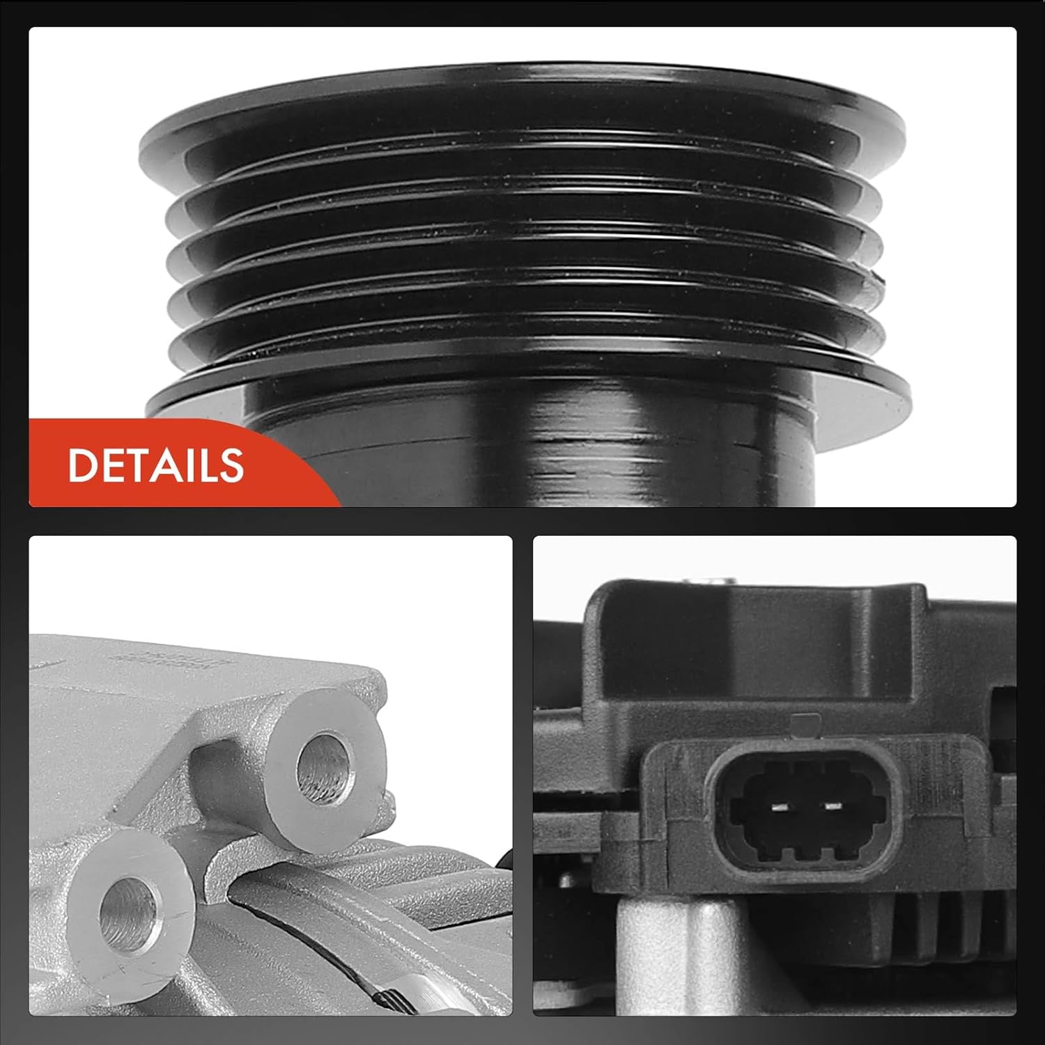 A-Premium Alternator Compatible with Saab 9-3 2005-2011, 9-3X 2010-2011, 2.0L, Automatic Transmission, 12V 120A 5-Groove Pulley Clockwise, Replace# 12762730, 0124425056
