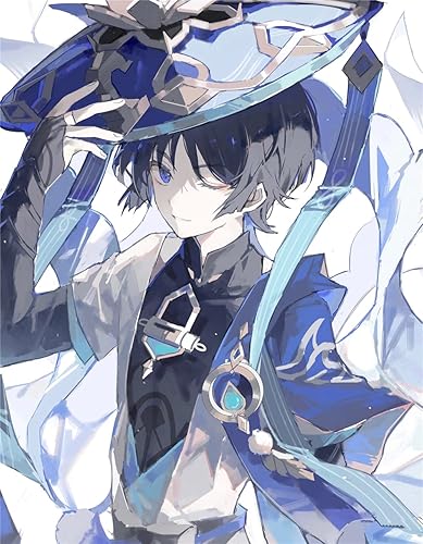 Kunikuzushi D218 Kit de pintura de diamante para adultos y niños, Genshin Impact 5D, regalo de bricolaje de 15.7 x 11.8 pulgadas, juego de diamantes Kunikuzushi D218 Kit de pintura de diamante para adultos y niños, Genshin Impact 5D, regalo de bricolaje de 15.7 x 11.8 pulgadas, juego de diamantes