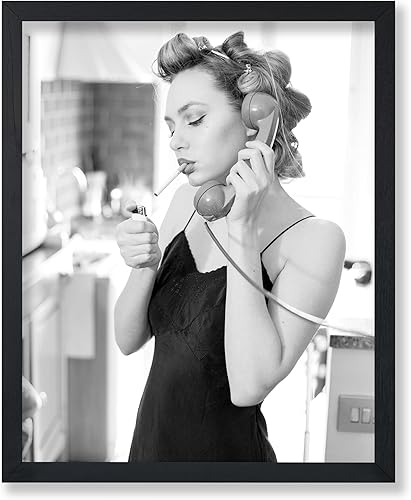 Miniatura 66 de Monem Art - Póster de autos clásicos, impresión de autos estacionados, arte de fotografía, arte en blanco y negro, arte moderno, arte de autos