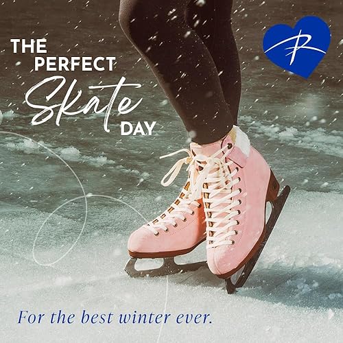 Vista 6 de Riedell Ember Patines de Hielo Recreativos para Mujeres y Hombres - Patines de Figura Cómodos de Cuero de Gamuza con Suelas Exteriores Ligeras