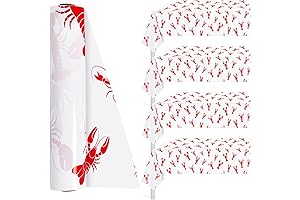 Crawfish Party Tablecloth 100 Ft x 54 Inches