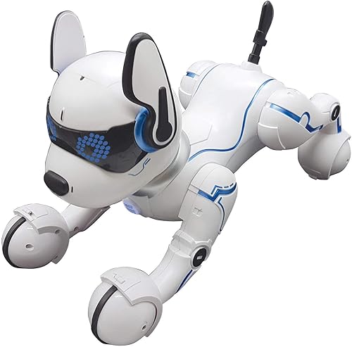 Miniatura 7 de LEXiBOOK Power Puppy - My Smart Dog Robot to Train - Robot programable con control remoto, función de entrenamiento y control de gestos, danza,