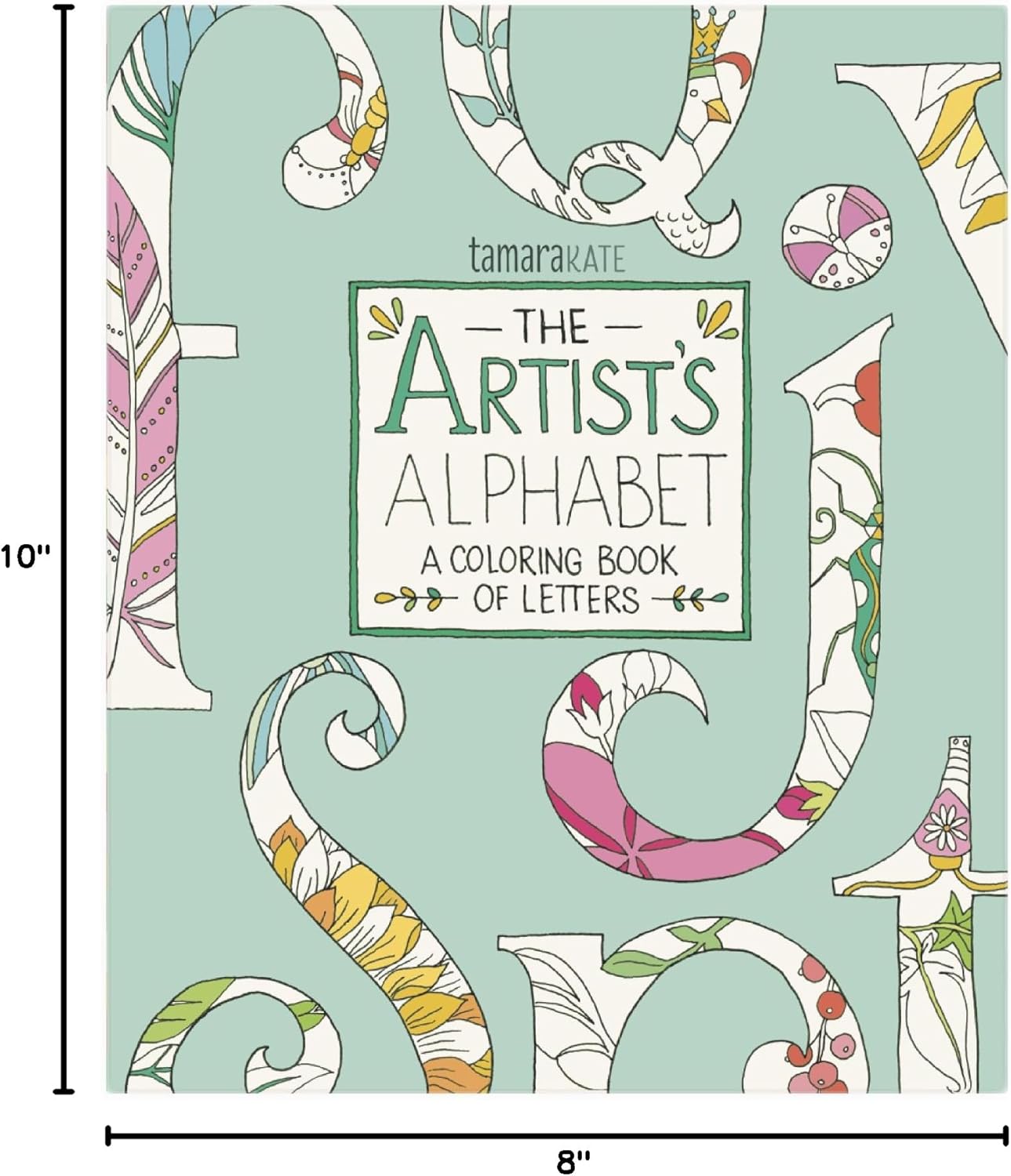 Eccolo World Traveler Tamara Kate Adult Coloring Book, Alphabet (CB502)