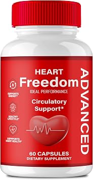 Heart Freedom Capsules, Official HeartFreedom Pills - Energy and Health Maximum Strength, Heart Freedom Circulation Support Capsules, All Natural Glyco Optimizer, Premium Formula Reviews 60 Capsules