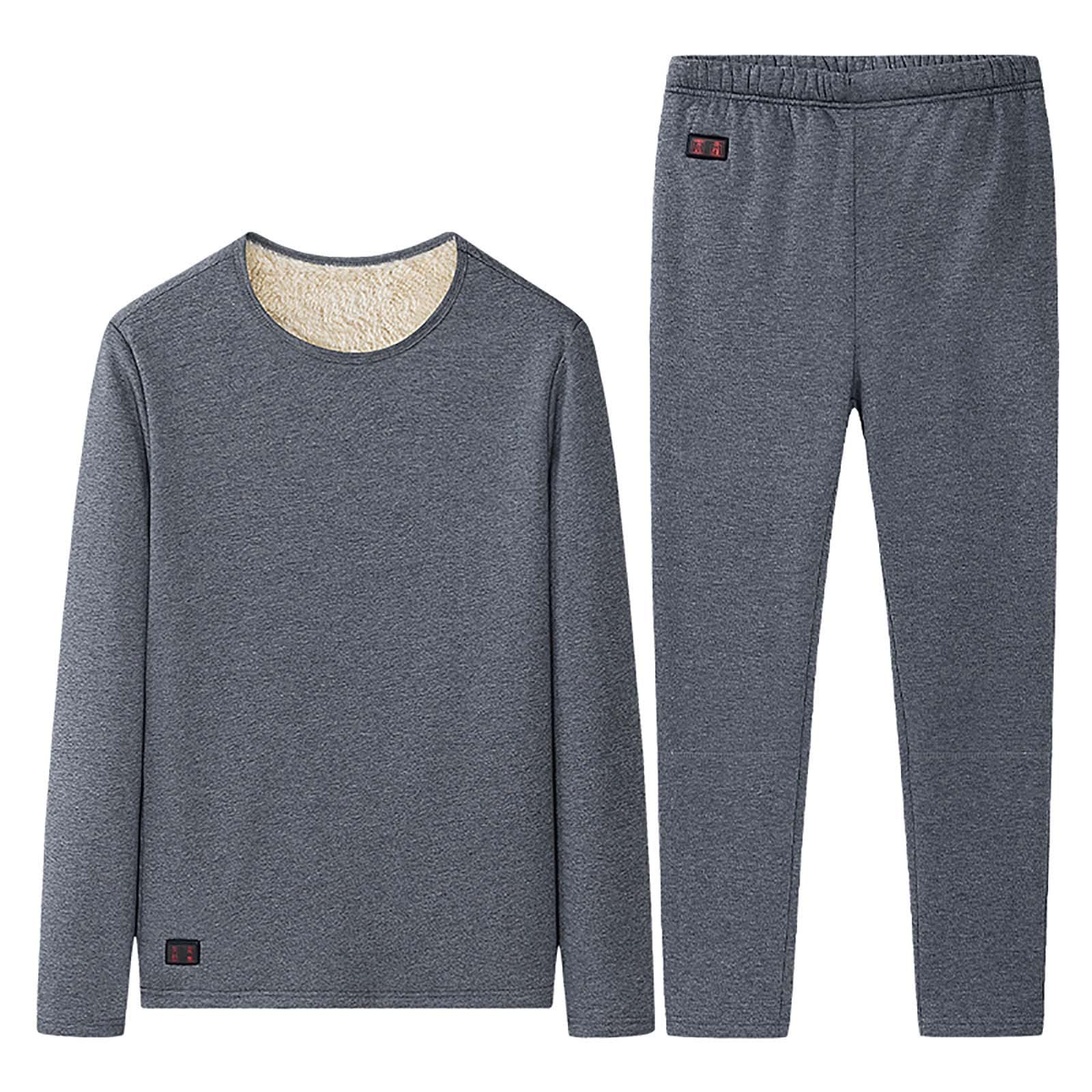 NUSGEAR 2022 Conjunto de Ropa Interior Térmica Calefactables para Hombre Mujer Ropa Térmica Eléctrico Ciclismo Esquí Set de Ropa con 3 Configuraciones de Calor Lavable Camiseta y Pantalón
