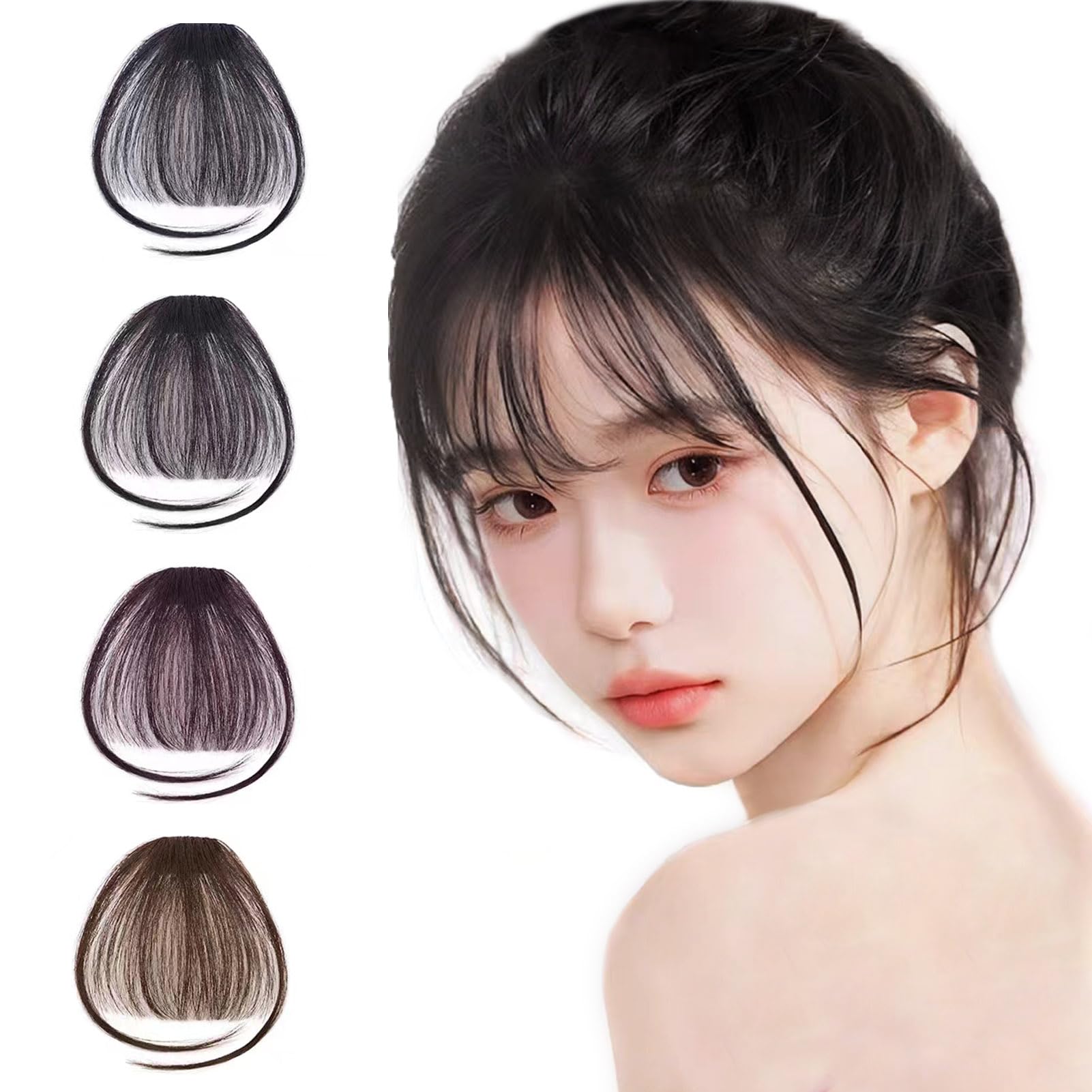 Amazon.co.jp: Fuyunohi 前髪ウィッグ 前髪エクステ ポイントウィッグ