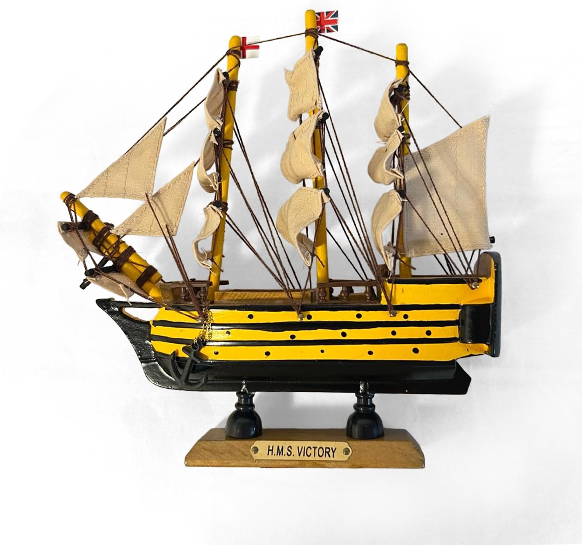 Wooden HMS Victory detailed model Sailing gift Wooden ships Model