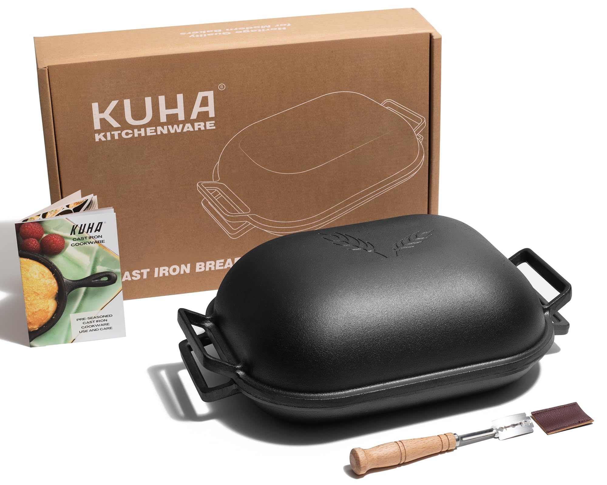 KUHA Cast Iron Bread Oven with Lid