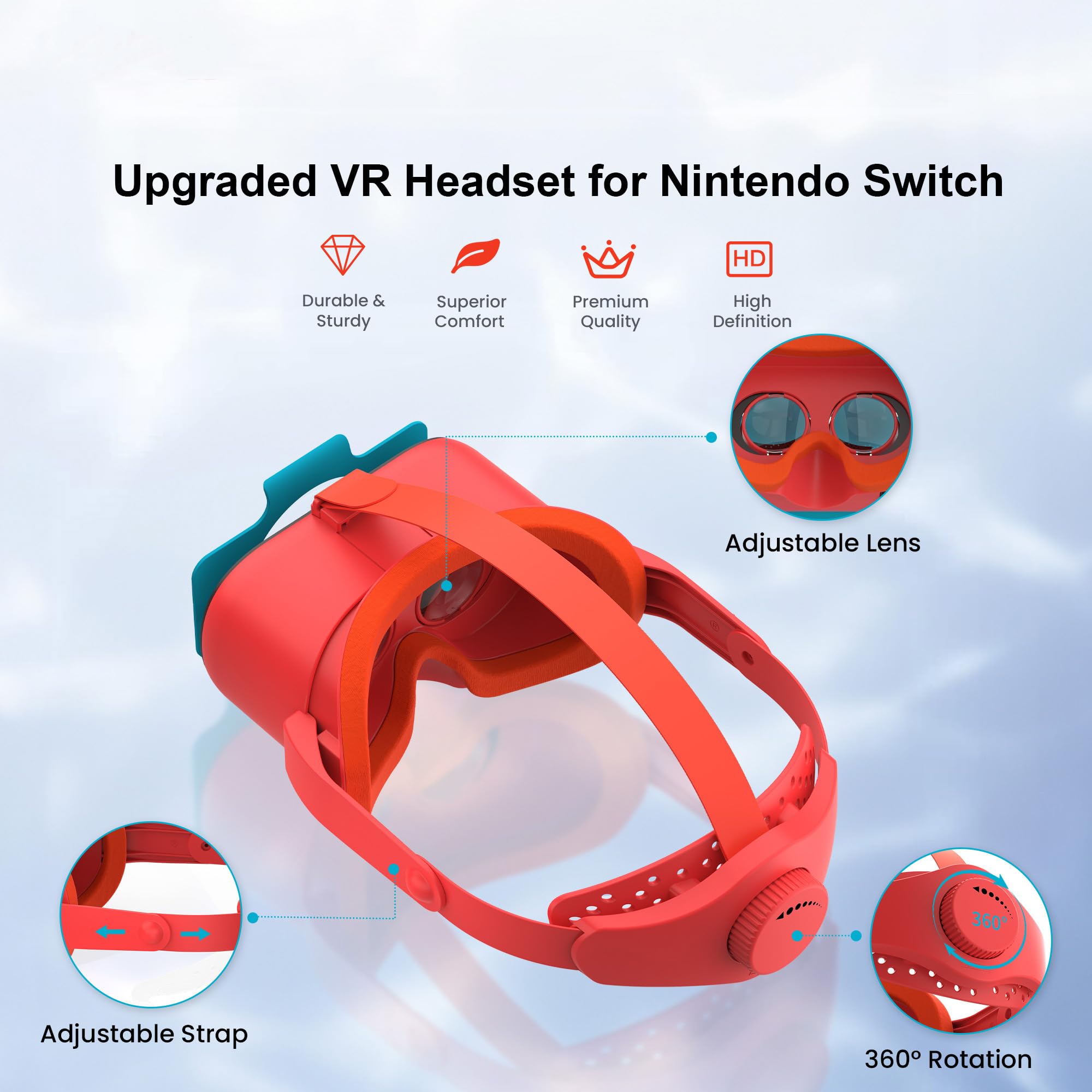 Amazon.com: Upgraded VR Headset for Nintendo Switch & Switch OLED