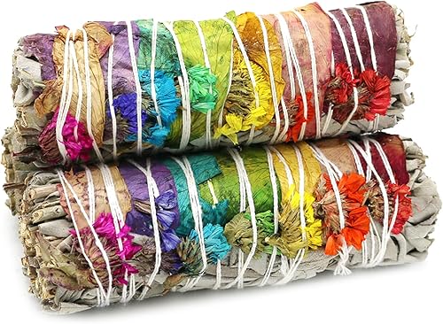 Miniatura 2 de Soul Sticks Paquete de 3 barras de salvia blanca floral con flores para limpiar el hogar, meditación, yoga, curación y manchas, California de origen