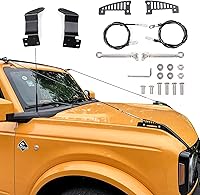 Vista 7 de BESTAOO Kit de elevadores de extremidades para accesorios Ford Bronco 2021 2022 2023 2024 2025 2 puertas 4 puertas, protector a través de la jungla