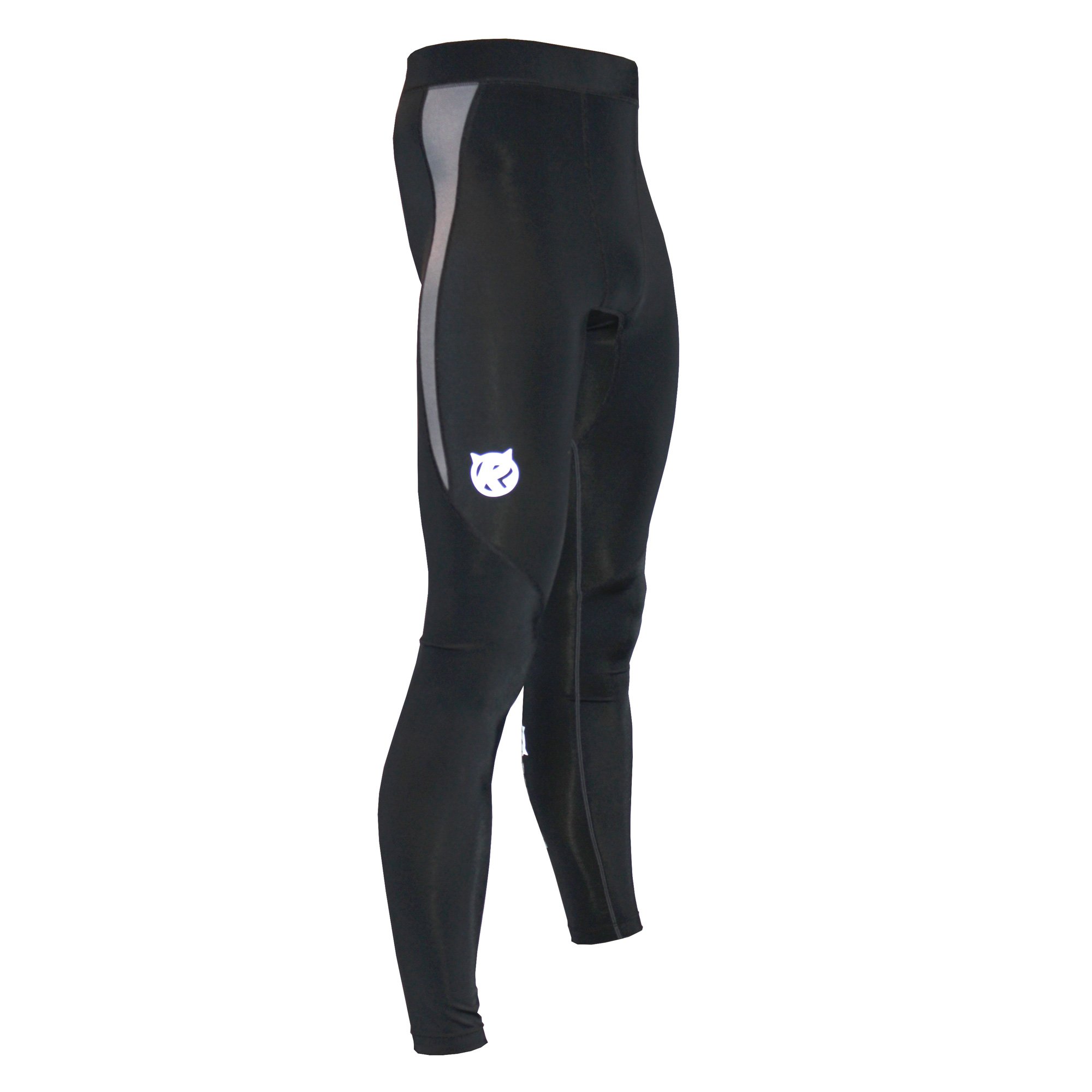 Rat Race RX Compression Tights (L) Black Grey Sport Fitness Gym Running Stretch Trousers Lycra Workout Men's Women's Ladies