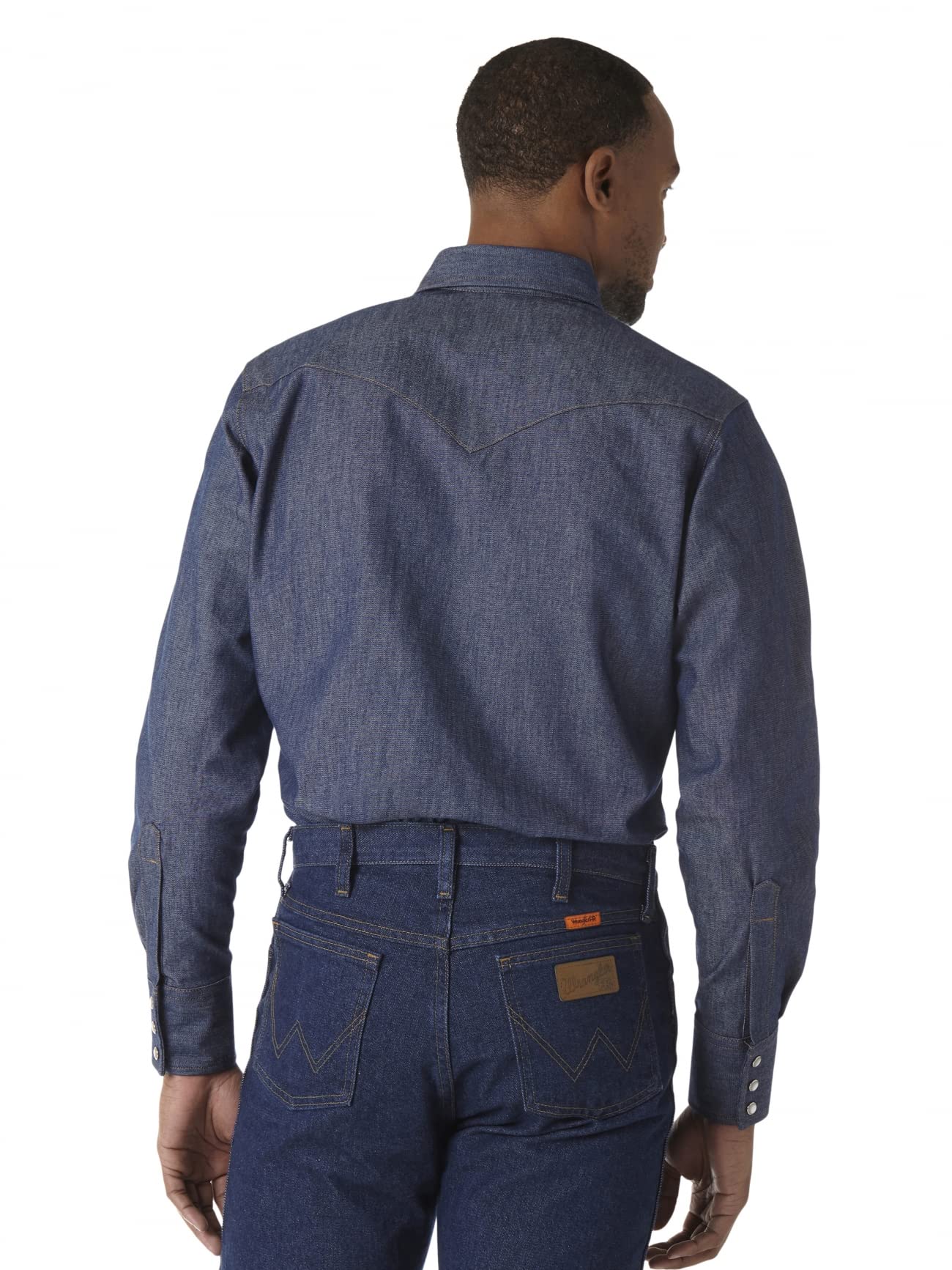 WRANGLER Herren Big & Tall Flame Resistant Western Two Pocket Snap Shirt Work Utility Hemd (1er Pack)