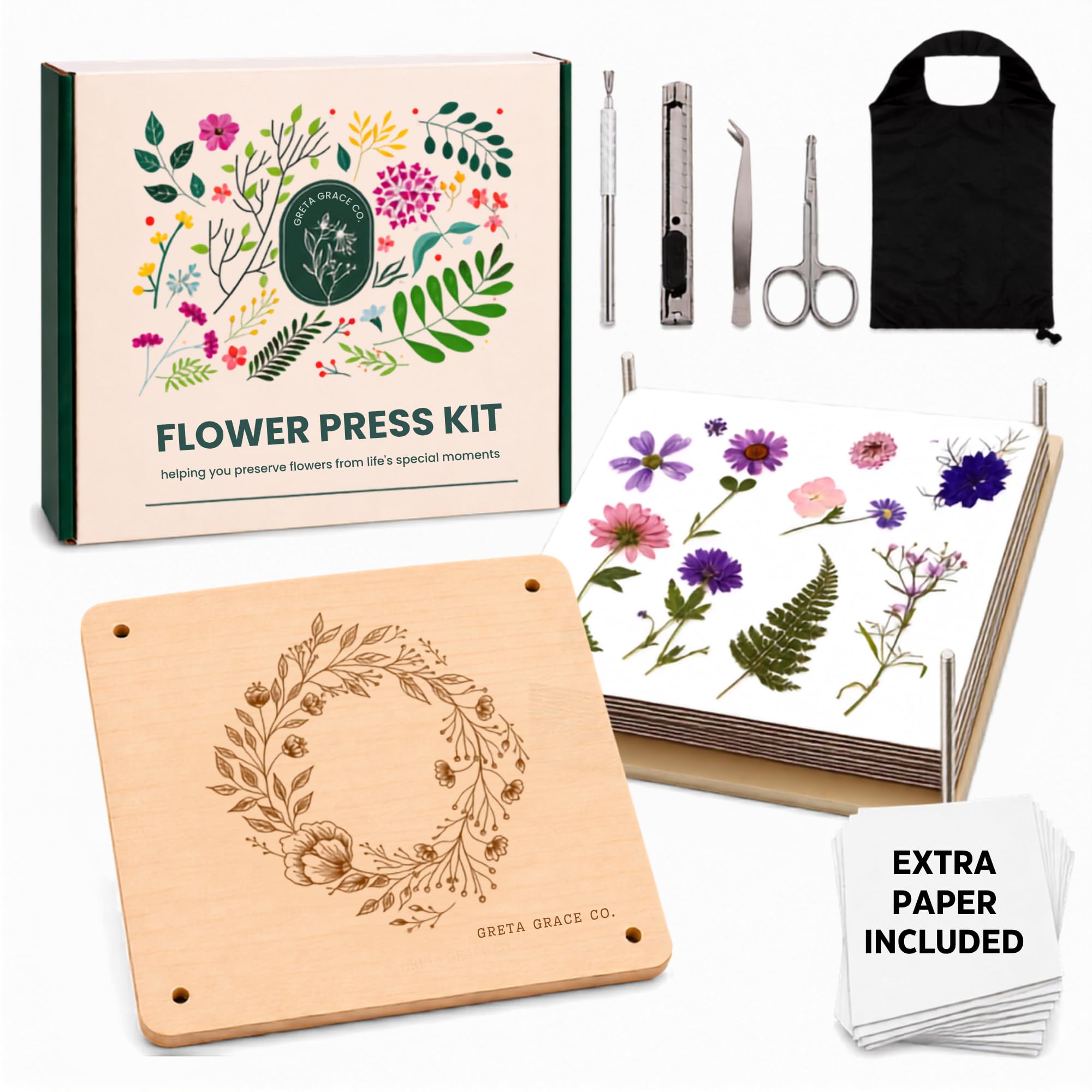Amazon.com: Extra Large Flower Press Kit | 11
