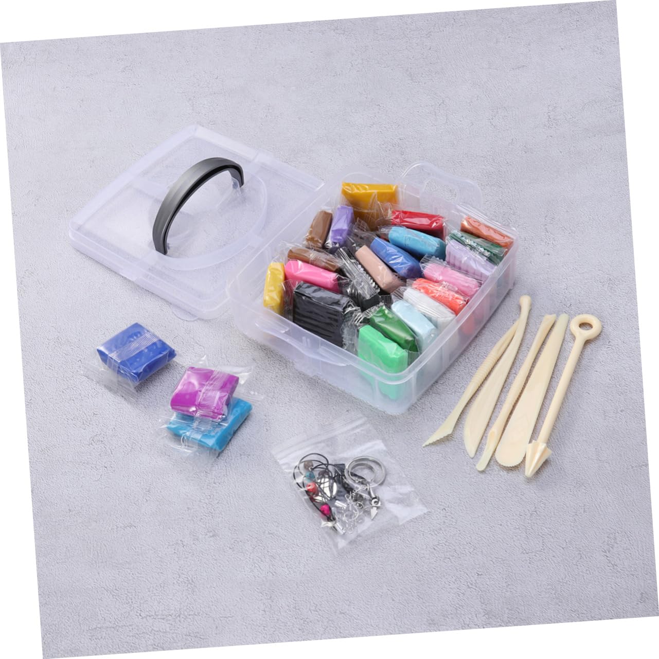 Lurrose abito forno kit di argilla polimerica kit di argilla da modellare argilla impostare Plastilina suite