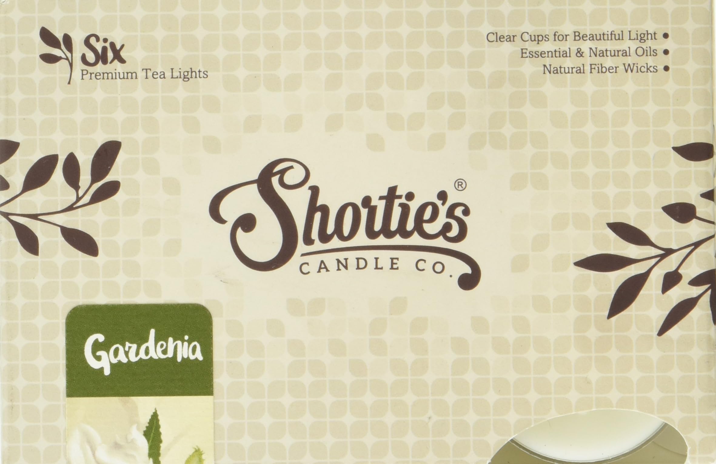 Shorties Candle, Tealight Candle Any Scent, 6 Count