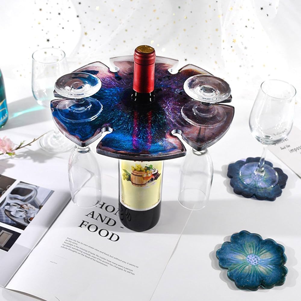 Amazon.co.jp: ワイングラスホルダー レジンモールド, ワイン