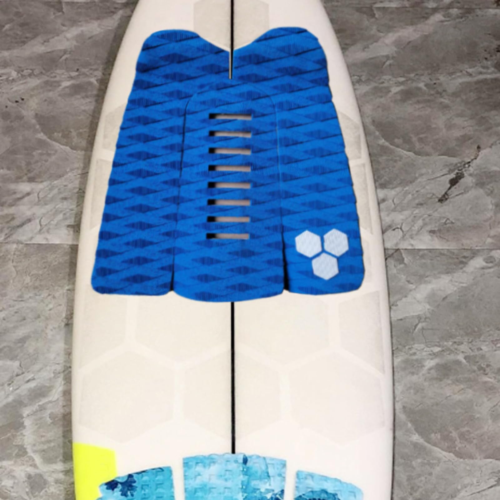 3 Pièces Pad de Traction pour Planche de Surf - Grip Antidérapant en Mousse EVA | Tapis de Pont pour Surf et Paddle Śup | Améliore l'Adhérence et l'Efficacité de Pagayage, Design Réglable, Accessoire