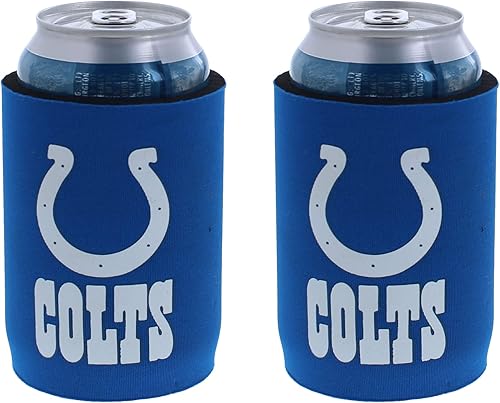 Miniatura 27 de Soporte aislante para latas y botellas de fútbol, hielera Huggie (escudo verde de Nueva York/logotipo (Jets)