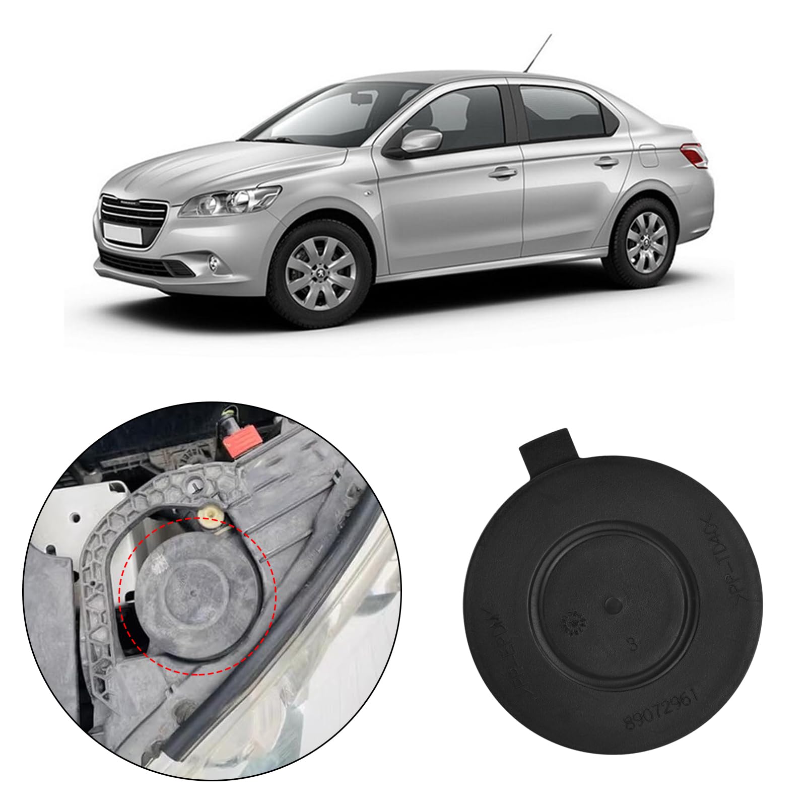 2 PEZZI COPRIFARI ANTIPOLVERE 89072961 FLESSIBILE AUTO FARI ANTIPOLVERE CUSTODIA PER CITROEN C4 C5 SEGA ACCESSORI COPRIFARI DI RICAMBIO AUTO SCOPA PER 301 508 3008 4008 5008 Partner