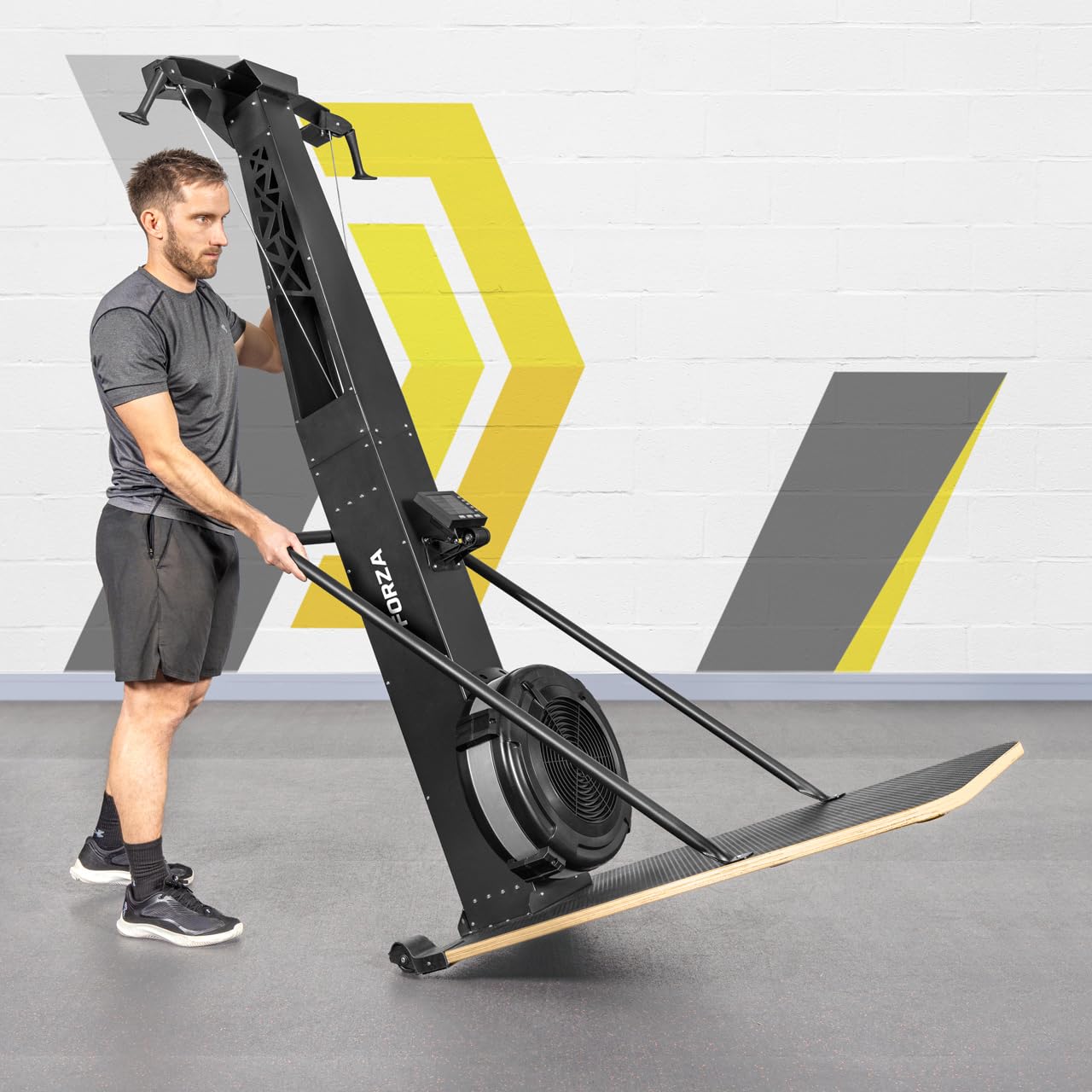 FORZA Máquina de ejercicio de esquí - Equipo de entrenamiento cardiovascular y de fuerza de alta intensidad
