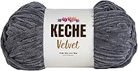 Vista 71 de Hilo de terciopelo Keche para crochet, suave chenilla voluminosa para bebé, manta Amigurumi, 100 gr (121 m) - Blanco