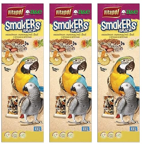 A&E Cage Co. 6 Pack of Smackers Parrot XXL Treat