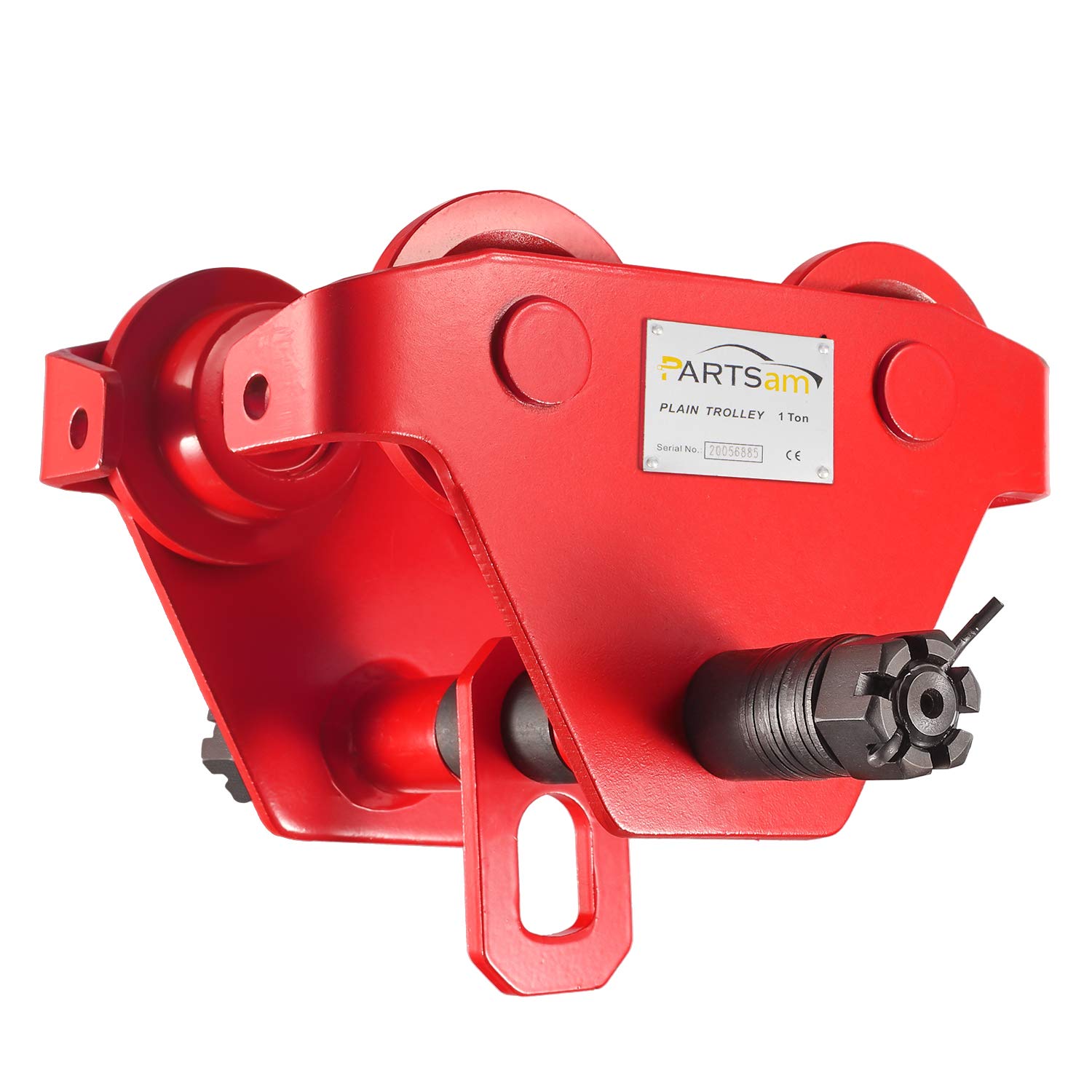 Buy Partsam 2200LBS Capacity Beam Trolley 1 Ton Push Track Roller