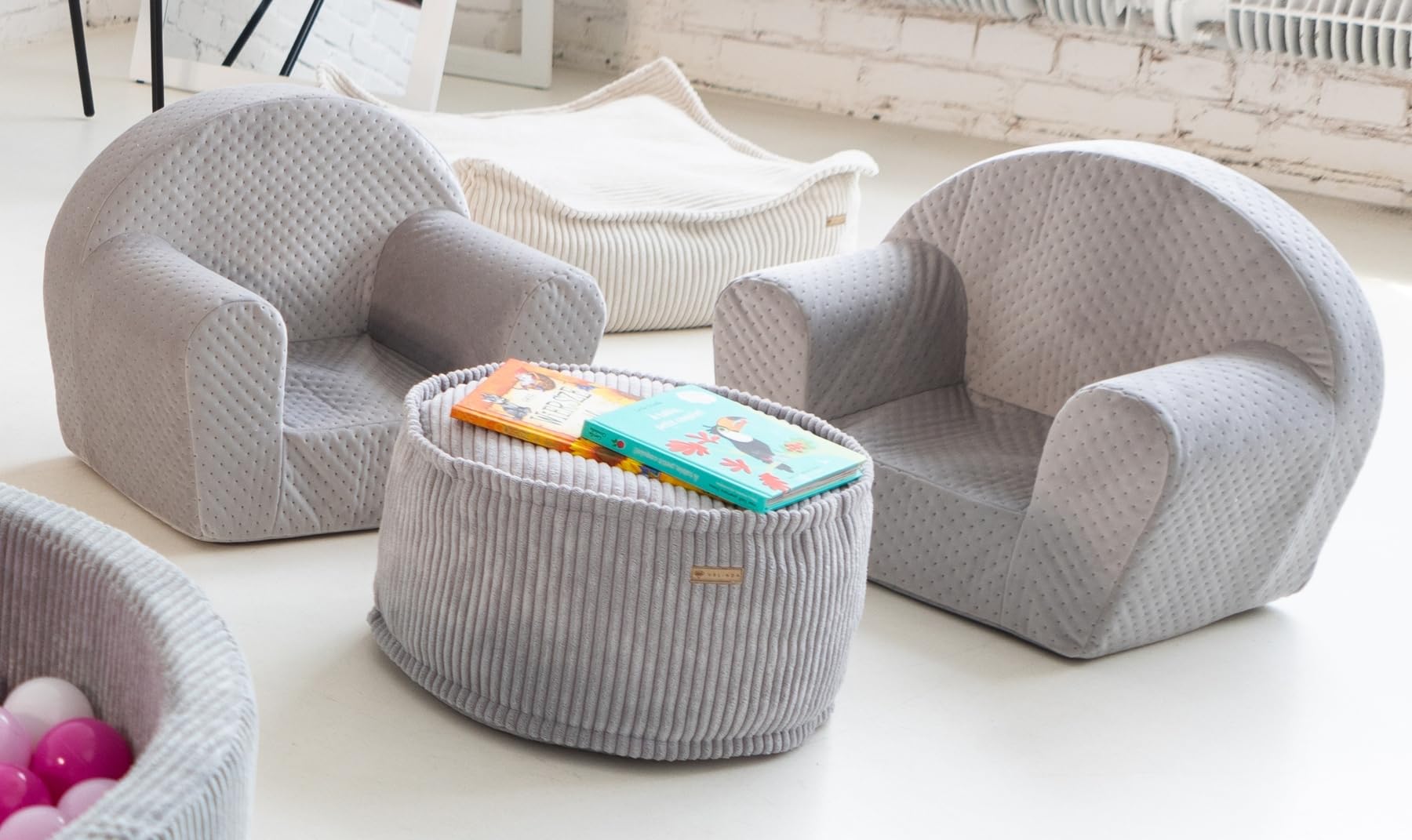Fauteuil piqué pour enfant