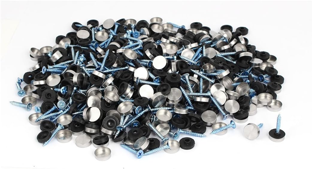 Bathroom Door Quality Parts Table Round Stainless Steel Mirror Screw Cap Nail 14mm Dia 400pcs Model:29as565qo738