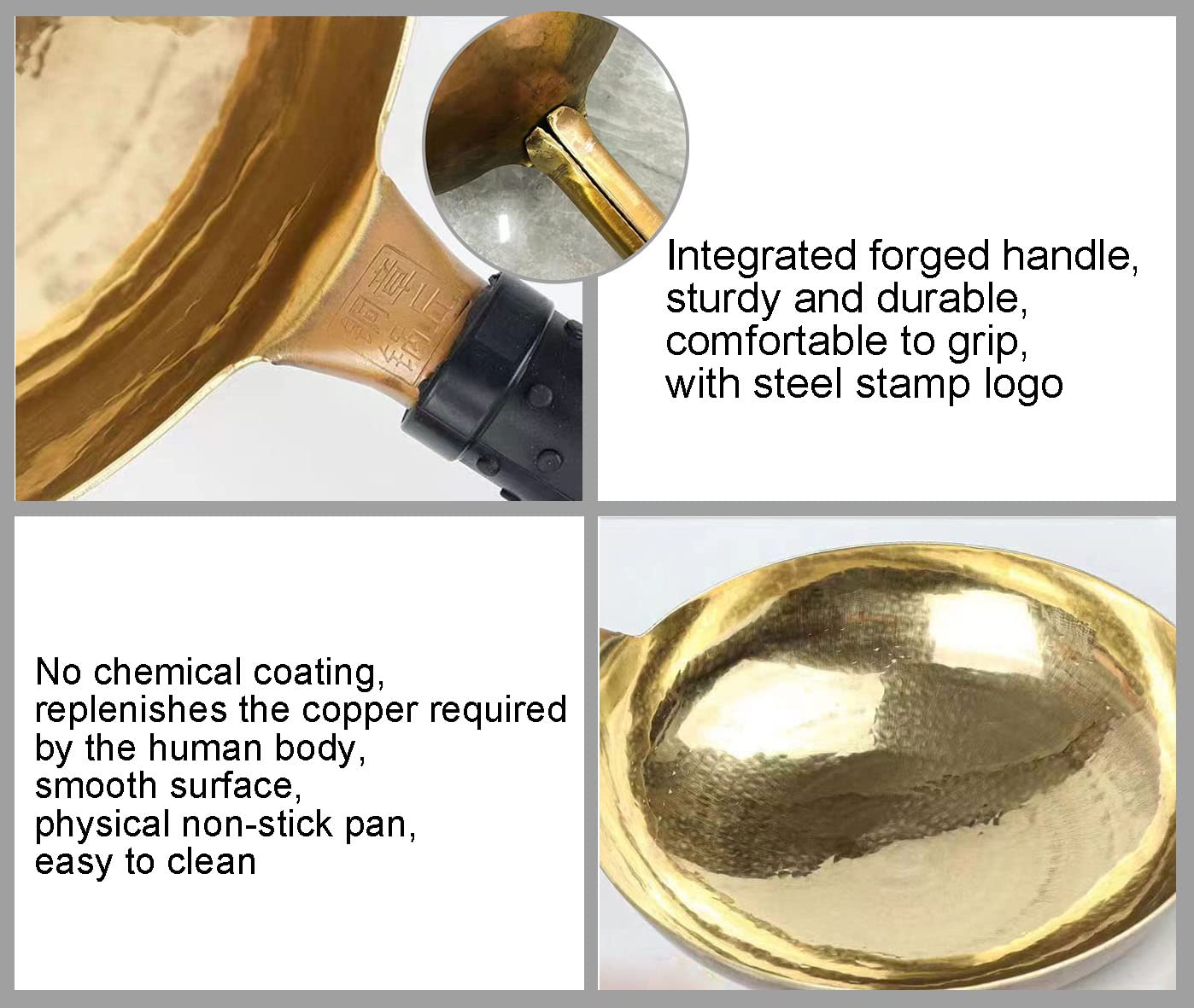 Amazon.com: Pure Brass Pot Chinese Traditional Hand Hammered