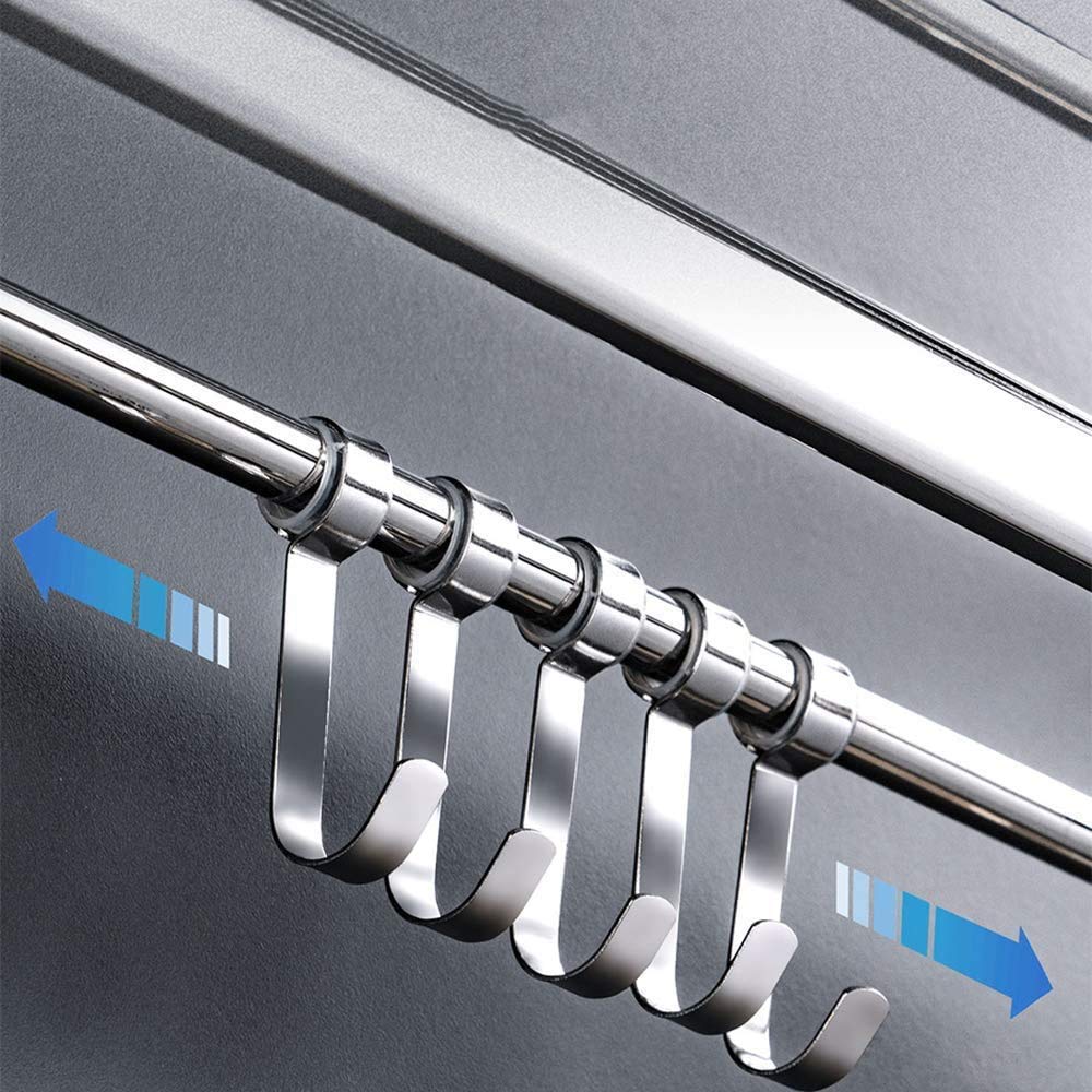 Portasciugamani Mensola da Bagno a Parete Realizzata con portasciugamani, mensole da Bagno mensole da Cucina Bagno argento/argento/50 cm