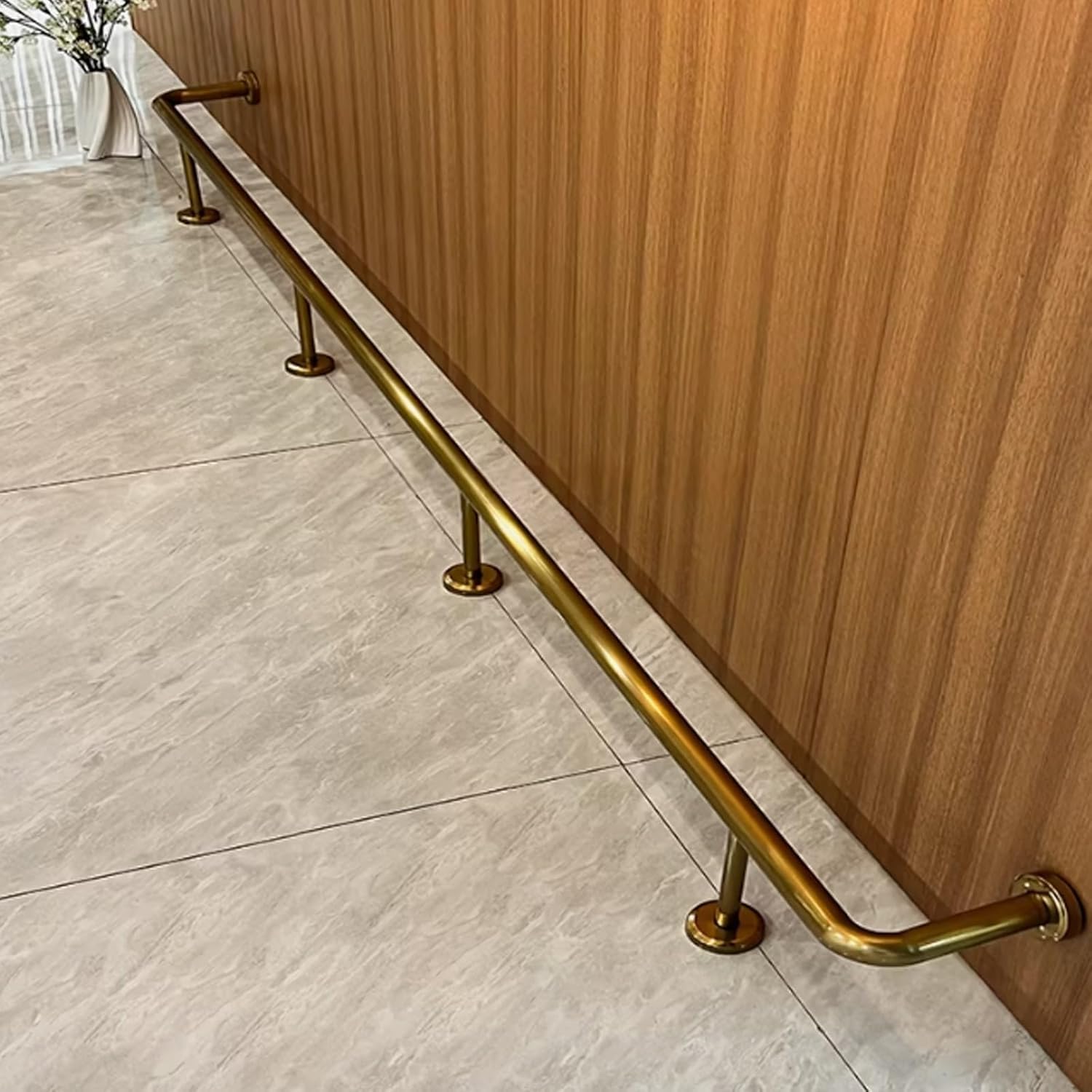 Epano A Lxxw Bar Foot Rail Rustproof Bar Foot Rail Kit，Footrest Support Rod For Loft Restaurant Counters Home Brewery Taprooms(,100Cm/3Ft)