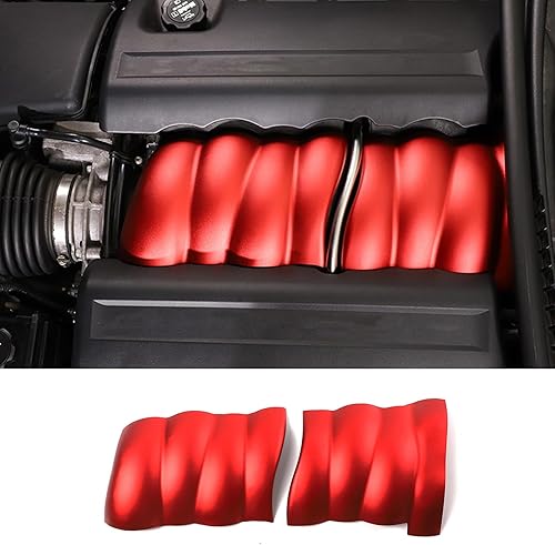 Miniatura 8 de LLKUANG Kit de moldeo de cubierta de colector de admisión de automóvil compatible con Chevrolet Corvette C6 2005-2013, accesorios de decoración de