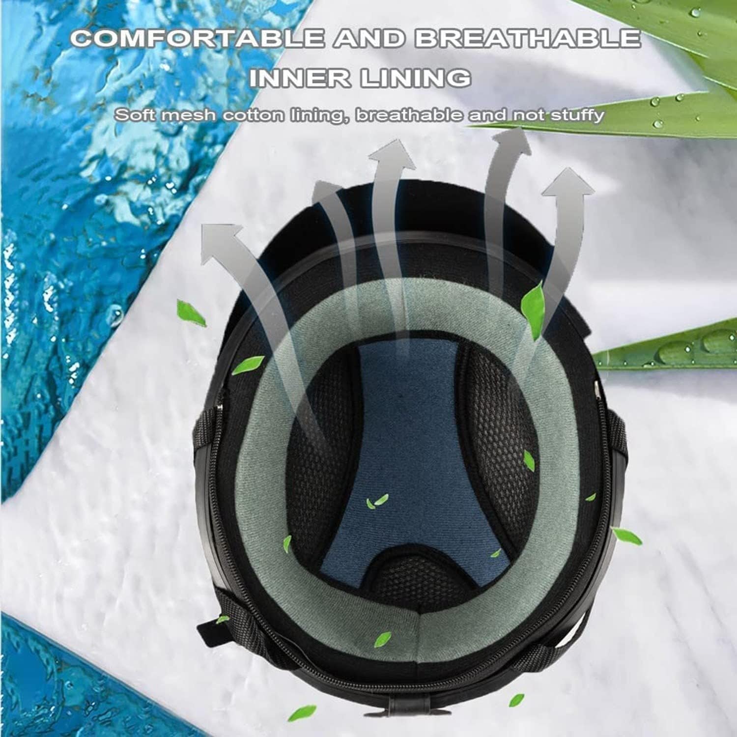 Casco Retrò, Casco Da Motociclista,Casco Jet, Casco Da Motociclista Retrò Leggero Con Occhiali,Certificato ECE,Casco Da Motociclista,Cruiser,Scooter,Mezzo Casco,Uomo E Donna,ABS