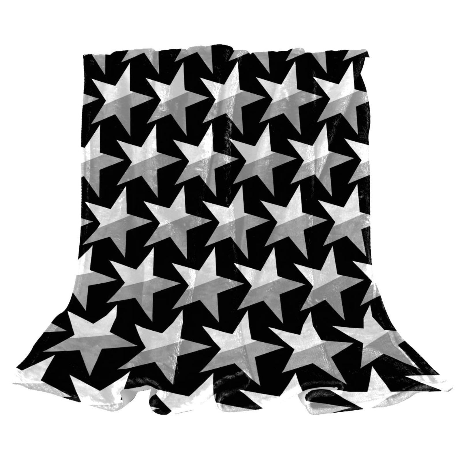 Couverture polaire étoiles pour éliminer les frissons sur votre canapé et lit