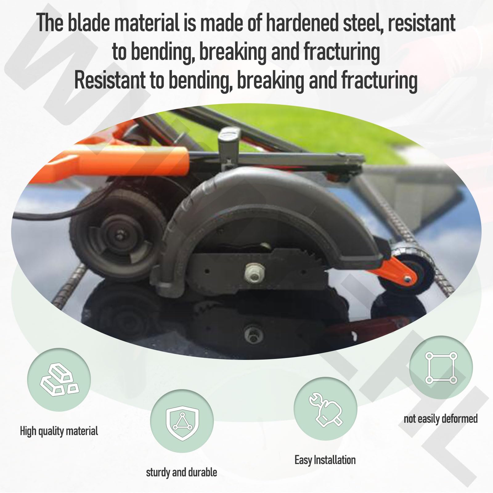 Paquete de 6 cuchillas de repuesto EB-007 de 7-1/2 pulgadas Edge Hog Heavy compatibles con Black Decker LE750 LE710 LE760FF LE760/Craftsman CMEED400 - Cuchillas de repuesto para